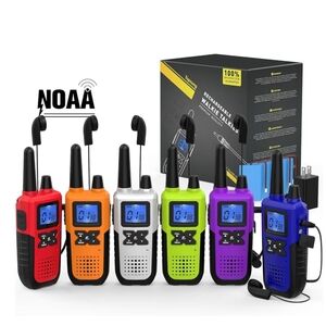 6 Packs Rechargeable Walkie Talkies